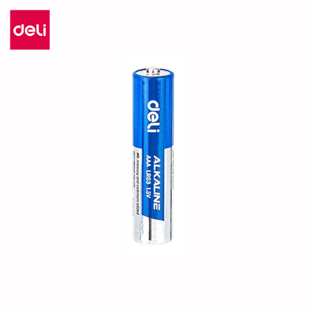 ถ่านอัลคาไลน์ AAA DELI E18511-BL-01 1.5V สีฟ้า (1ชิ้น)
